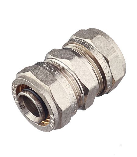 Соединитель прямой VALTEC (VTm.303.N.002626) 26 обж(ц) х 26 обж(ц) алюминиевый соединитель для охлаждающей жидкости для audi a4 avant b5 8d wagon vw passat 1994 2001 050121132a 050 121 133c