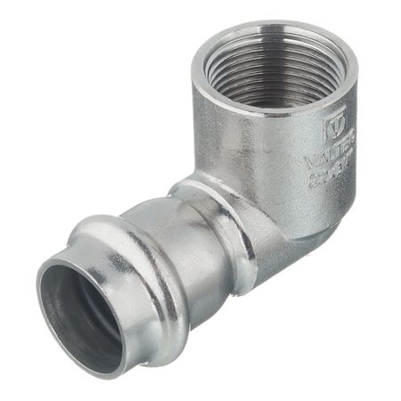 Угол VALTEC (VTi.952.I.002205) 90° 22 мм х 3/4 ВР нержавеющая сталь угол valtec vti 959 i 001515 45° 15 мм вв нержавеющая