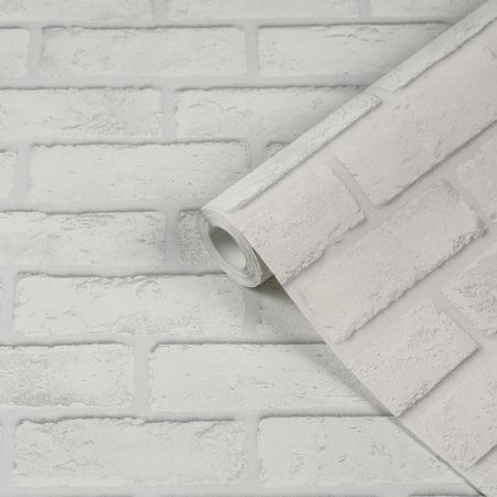 Обои компакт-винил на флизелиновой основе Simple Kirpichi SP71809-14 (1,06х10,05 м) сувенир акм магнит спб кот на ветке отдыхает исаакий хорошо в питере винил большой