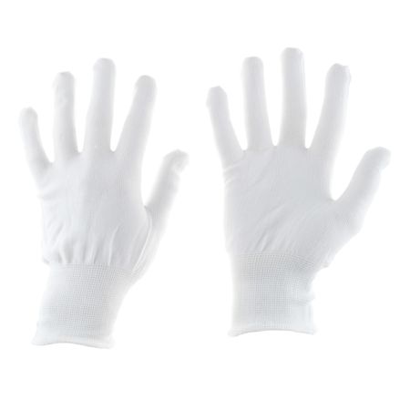 Перчатки нейлоновые белые 9-11 (L-XXL)