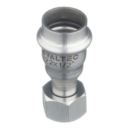 Соединитель VALTEC (VTi.908.I.002204) 22 мм х 1/2 ВР(г) нержавеющая сталь с накидной гайкой нарезающее давление 6 12 мм трубка до 1 8 1 4 3 8 1 2 мама 304 нержавеющая   с двойным зажимом трубные фитинги соединитель
