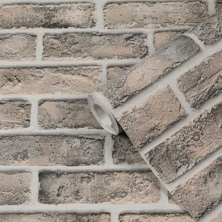 Обои компакт-винил на флизелиновой основе Simple Kirpichi SP71809-48 (1,06х10,05 м) сувенир акм магнит спб кот на ветке отдыхает исаакий хорошо в питере винил большой