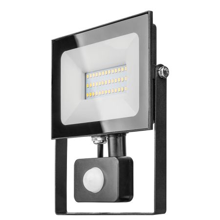Прожектор светодиодный Онлайт ДО-30 4000К 30 Вт IP65 с датчиком движения черный