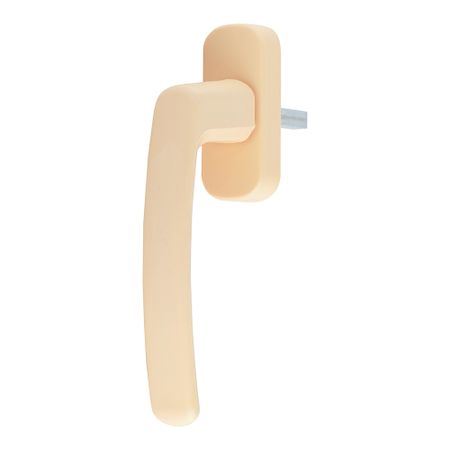 Ручка оконная бежевая металл