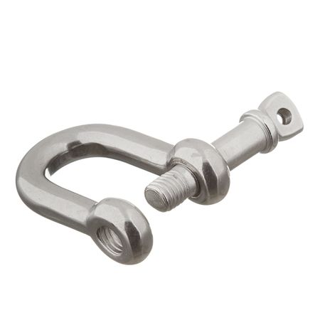 Скоба такелажная тип D d12 мм нержавеющая сталь goobetter алюминиевые винты для большого пальца m3 m4