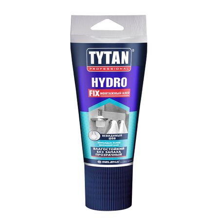 Клей монтажный акриловый Tytan Professional Hydro Fix прозрачный 150 мл туба