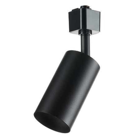 Трековый светильник однофазный Arte Lamp 35 Вт GU10 черный (A1518PL-1BK/9110) пластиковые угловые соединители для опор растений 5 шт