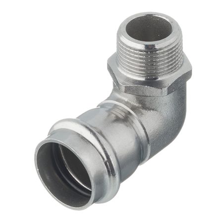 Угол VALTEC (VTi.953.I.002805) 90° 28 мм х 3/4 НР нержавеющая сталь угол valtec vti 959 i 001515 45° 15 мм вв нержавеющая