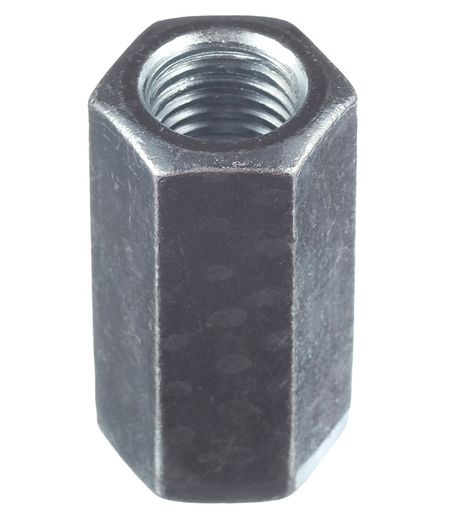 Гайка соединительная оцинкованная М20 х60 мм DIN 6334 (1 шт.)