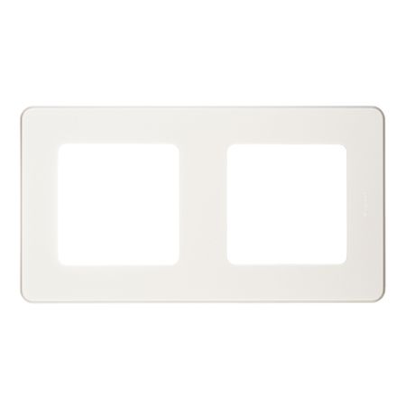 Рамка Legrand Inspiria двухместная жемчуг (673946)