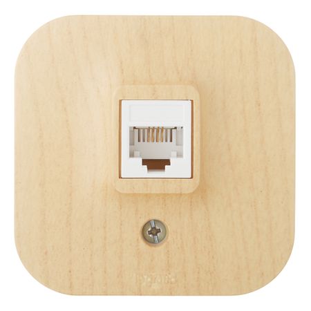 Розетка телефонная Legrand Quteo накладная дерево RJ11 (782274) чайный домик телефонная будка 152132 s дерево упаковка