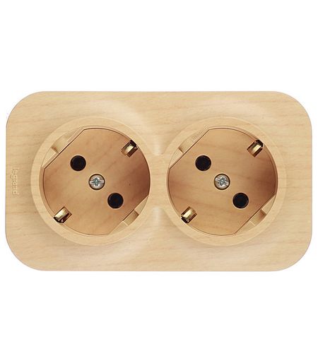 Розетка Legrand Quteo накладная дерево (782293) развивающие рамки медвежонок 15 15см дерево