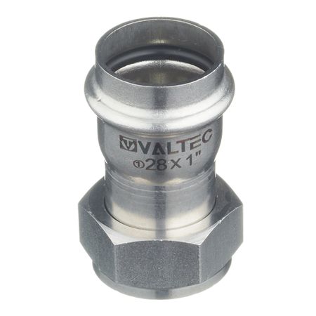 Соединитель VALTEC (VTi.908.I.002806) 28 мм х 1 ВР(г) нержавеющая сталь с накидной гайкой нарезающее давление 6 12 мм трубка до 1 8 1 4 3 8 1 2 мама 304 нержавеющая   с двойным зажимом трубные фитинги соединитель
