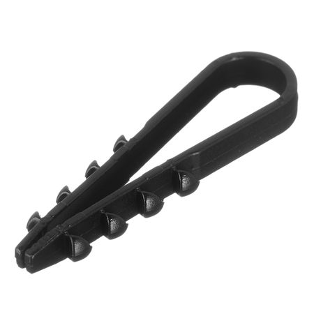 Дюбель-хомут для круглого кабеля Navigator 5-10 мм черный (50 шт.) (142088) уголь для рисования натуральный московская палитра ивовый диаметр 3 4 мм 120 мм круглого сечения 7 шт гамма