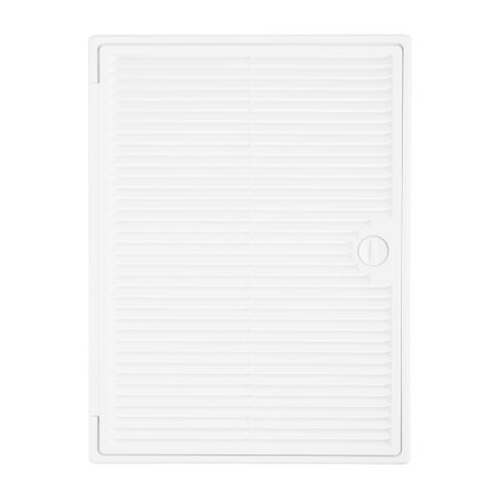 Люк ревизионный Era Декофот пластиковый 300х400 мм накладной с решеткой