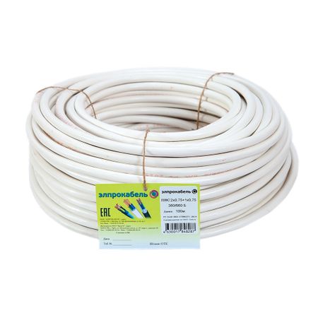 Провод Элпрокабель ПВС 3х0,75 (100 м) марина ивановна кузнецова лидия ефремовна журова я умею читать рабочая тетрадь 2 для   6 7 лет