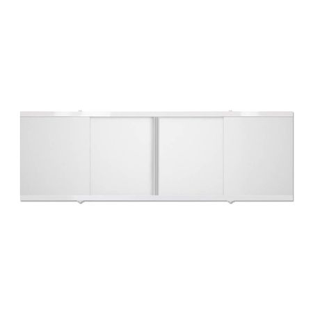 Экран для ванны фронтальный Метакам Caro ПВХ 160х54 см белый раздвижной (4650208862083) ножки для ванны ной kaldewei 5030 581470000000