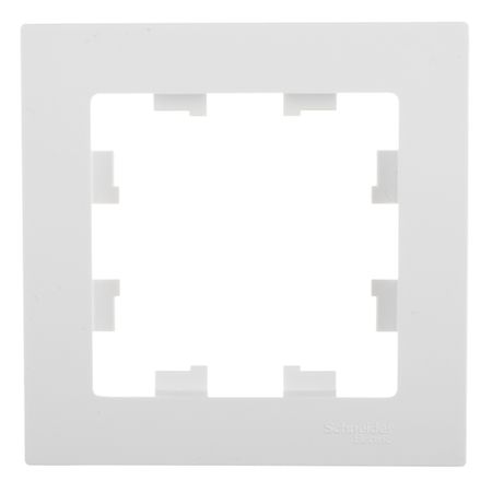 Рамка Systeme Electric AtlasDesign одноместная белая (ATN000101)