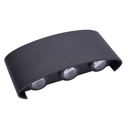 Светильник светодиодный садово-парковый настенный Feron Техно черный 4000К 6 Вт IP54 (06310) тобиас рапп забыться в звуке берлин техно и easyjet