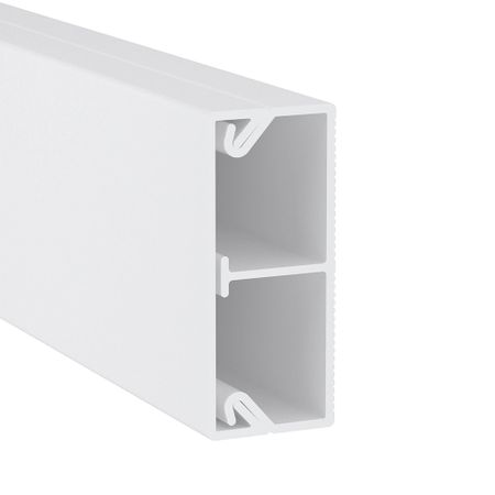 Кабель-канал DKC 40х17 мм белый 2 м с перегородкой (00305) пвх кабель канал спиральная обмотка 50 см