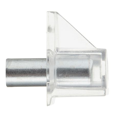 Стеклодержатель Г-образный d5 мм прозрачный (10 шт.) полкодержатель для стеклянных полок прозрачный mv02pt