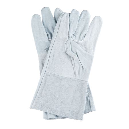 Краги спилковые для сварщика Металлург серые 10 (XL)