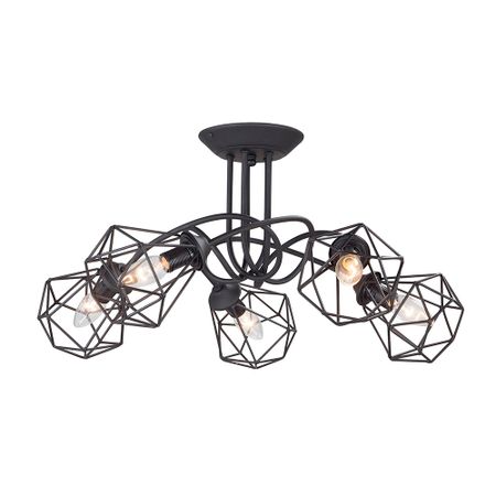 Люстра потолочная Vitaluce V4930 E14 200 Вт 10 кв.м (V4930-1/5PL) люстра потолочная vitaluce v4188 e27 480 вт 24 кв м v4188 9 8pl