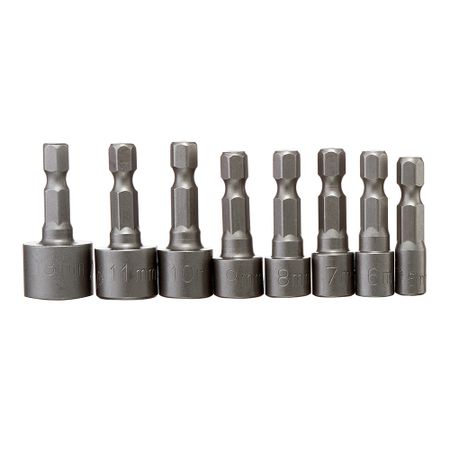 Набор головок для саморезов Практика Мастер 5,6,7,8,9,10,11,13 (8 шт) карандаш ч гр 7b старый мастер шестигранный гамма