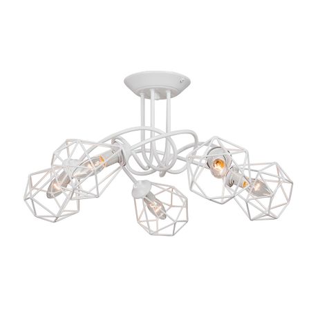 Люстра потолочная Vitaluce V4930 E14 200 Вт 10 кв.м (V4930-0/5PL) люстра потолочная vitaluce v4188 e27 480 вт 24 кв м v4188 9 8pl