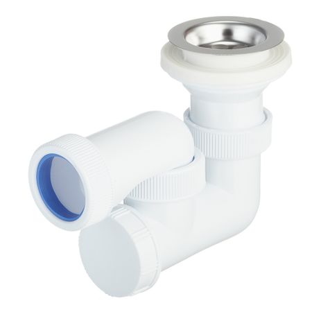 Сифон для душевого поддона Wirquin Pro 1/2х40 мм регулируемый выпуском (30975011)