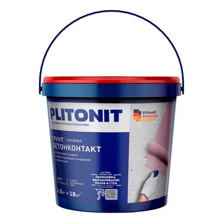 Грунт бетоноконтакт Plitonit 4,5 кг
