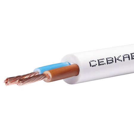 Провод Севкабель ПВС 2х1,5 (100 м) оригинальные детали 1j0927903r bbmartauto 1 шт передний датчик скорости колес abs провод жгут l для skoda octavia 2001 2011