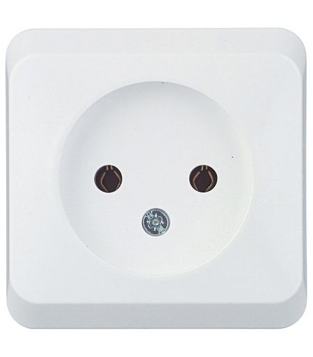 Розетка Systeme Electric Этюд накладная белая (PA16-001B)