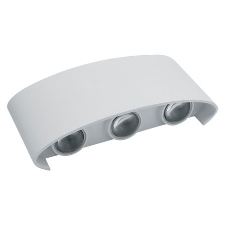 Светильник светодиодный садово-парковый настенный Feron Техно белый 4000К 6 Вт IP54 (06311) тобиас рапп забыться в звуке берлин техно и easyjet