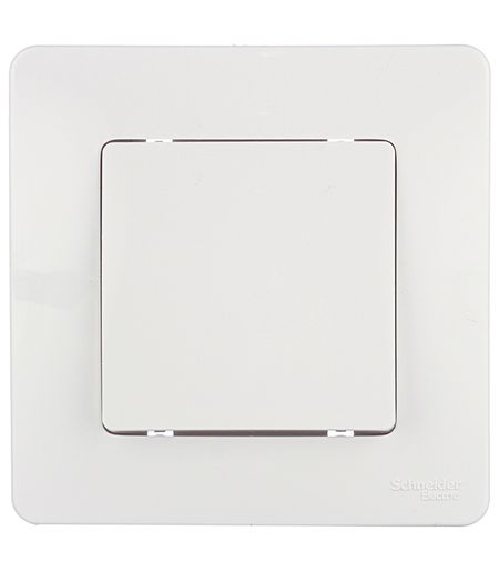 Выключатель Systeme Electric Blanca одноклавишный встраиваемый белый (BLNVS010101)
