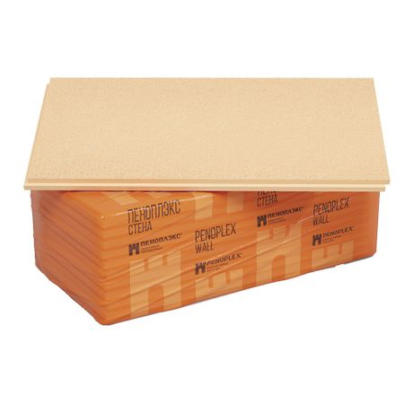 Экструдированный пенополистирол Пеноплэкс Стена 50х585х1185 мм пенополистирол пеноплэкс теплекс 1185х585х50мм