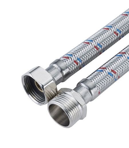 Подводка гибкая для воды СТМ 1 ВР(г) х 1 НР(ш) 100 см (48010/31272/SW1HM100/5255) крышка багажника на крышу для toyota highlander 2001 2002 2003 2004 2005 2006 2007 пассажирский задний 63493 48010 abs