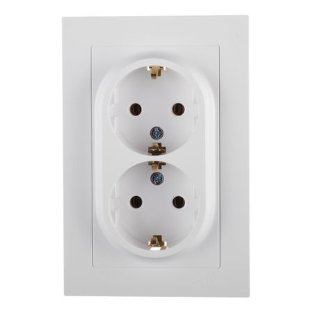 Розетка Systeme Electric AtlasDesign встраиваемая белая (ATN000124)