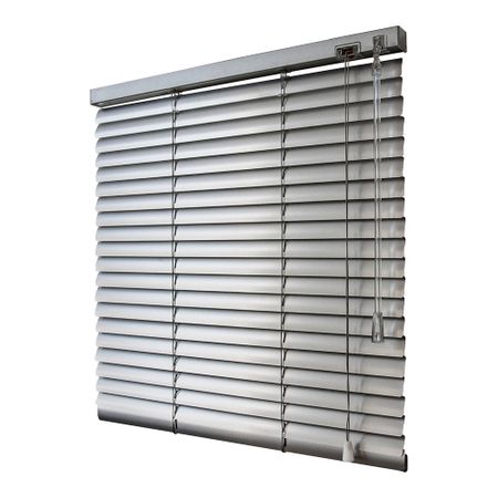 Жалюзи горизонтальные 80х160 см Стандарт серебро