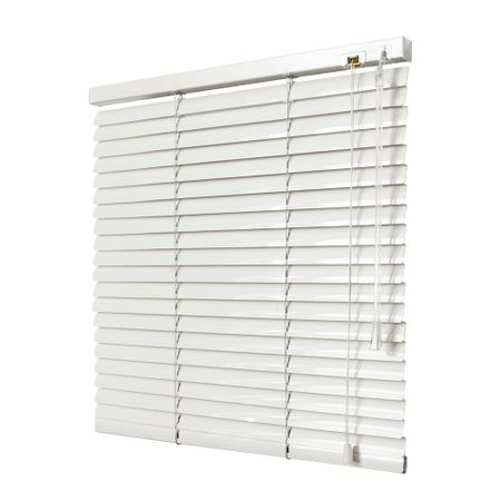 Жалюзи горизонтальные 160х160 см Стандарт белые