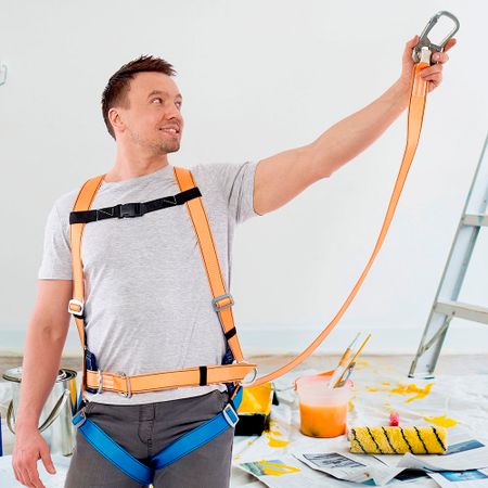 Страховочная система Окапром УС-2аАЖ лента 1,5 м оранжевая/синяя (0204) инструментальные средства разработки программного обеспечения система fossil учебное пособие для вузов