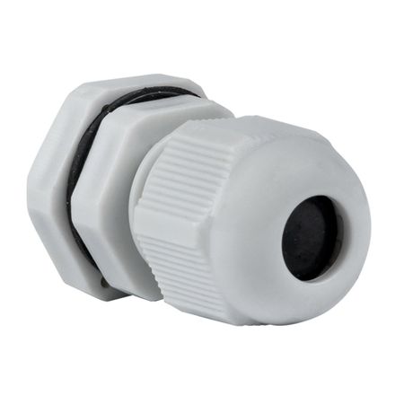 Кабельный ввод EKF PROxima PG9 диаметром 4-8 мм IP54 пластиковый серый (20 шт.) (plc-pg-9-r)