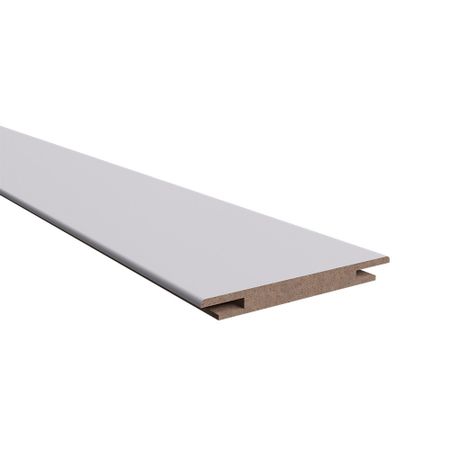 Доборная планка телескопическая Мона 100х10х2070/2130 мм эмаль светло-серая (1 шт.)