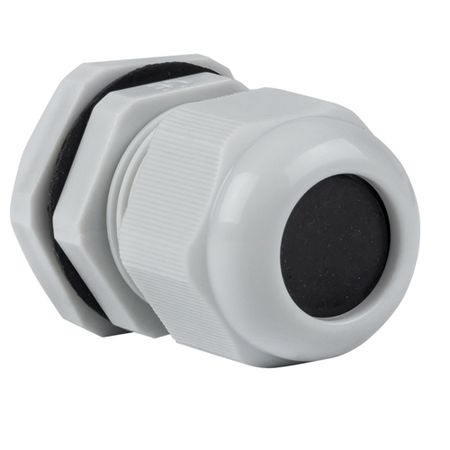 Кабельный ввод EKF PROxima PG16 диаметром 10-14 мм IP54 пластиковый серый (20 шт.) (plc-pg-16-r)