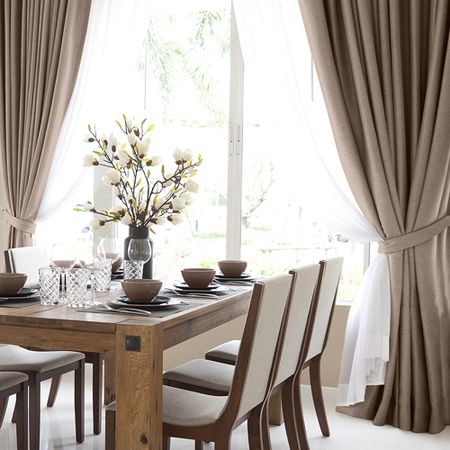 Штора рогожка какао 200х270 см Волшебная Ночь Крафт (763084) игровой волшебная комната кухня основная