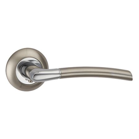 Ручка дверная Punto Ardea круглая розетка матовый никель/хром