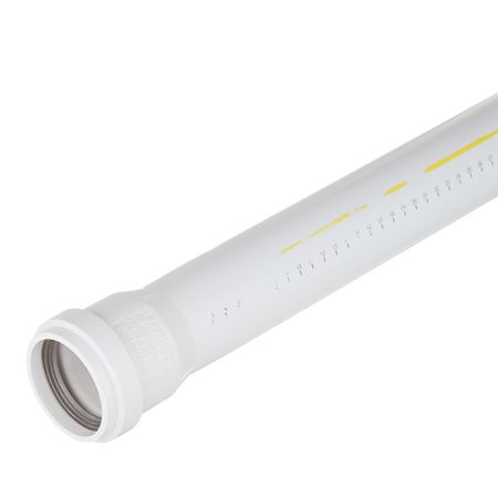 Труба канализационная Ostendorf SKEM d58х500 мм пластиковая шумопоглощающая для внутренней канализации (332020) труба для внутренней канализации ostendorf 40х250мм