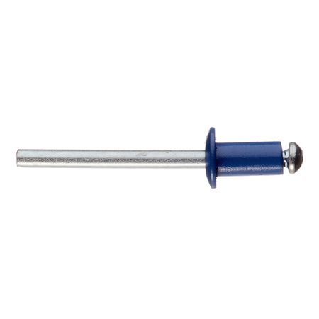 Заклепка вытяжная 4,8x10 мм алюминий/сталь синяя RAL 5005 (100 шт.)