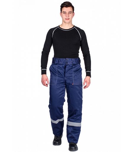 Брюки рабочие утепленные Delta Plus Экспертный-Люкс 52-54 рост 182-188 см синие полусапоги зимние для мальчика memo колорадо синие