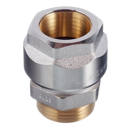 Адаптер трубный Simplex Plus 3/4 х G 3/4 НР для стальных труб (F13080)